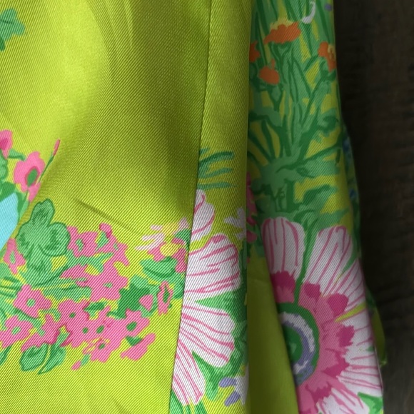 Julie Brown Green Floral V-Neck Sundress - Picture 11 of 12